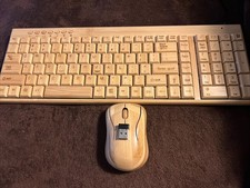 Combo de teclado e mouse artesanal de madeira bambu natural PC sem fio 2.4GHz comprar usado  Enviando para Brazil