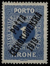 Tschechoslowakei 1919 einzelma gebraucht kaufen  Wölpinghausen