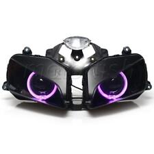 Farol projetor montado roxo anel halo serve para Honda CBR600RR 2003-2006 comprar usado  Enviando para Brazil