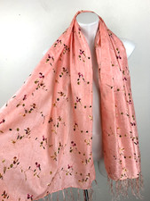 Pink embroidered silk for sale  Vancouver