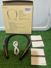 Usado, Alto-falante portátil HS910 Sound Partner Wearable pescoço preto Bluetooth novo caixa aberta comprar usado  Enviando para Brazil