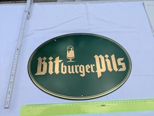 Bitburger pils emailleschild gebraucht kaufen  Berlin