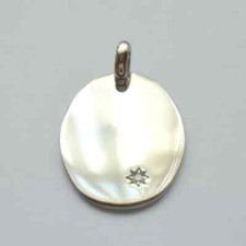 Oval pendant white for sale  SLOUGH
