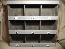 Prateleira de madeira cubículo/bugiganga unidade de armazenamento com compartimentos numerados H comprar usado  Enviando para Brazil