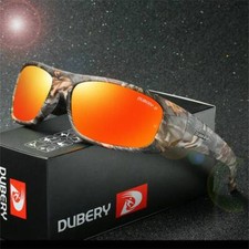 Gafas de sol polarizadas envolventes para hombre cuadradas camuflaje nuevas conducción deportiva segunda mano  Embacar hacia Mexico