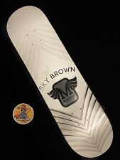 RARO ASSINADO Sky Brown Silver Skate Deck Monarch Project AUTOGRAFADO, usado comprar usado  Enviando para Brazil