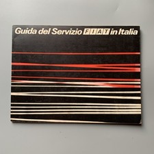 Fiat service guide for sale  LEAMINGTON SPA