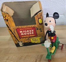 Vintage Disney Plástico Mickey Mouse Scooter Wind Up Brinquedo CAIXA CHAVE Mavco WDP comprar usado Vintage Disney Plástico Mickey Mouse Scooter Wind Up Brinquedo CAIXA CHAVE Mavco WDP comprar usado  Enviando para Brazil