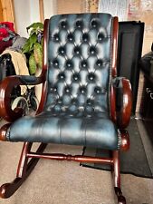 Mottled blue chesterfield for sale  WESTON-SUPER-MARE