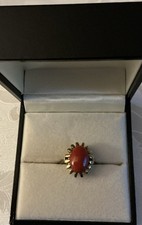 Korallenring 333er gelbgold gebraucht kaufen Korallenring 333er gelbgold gebraucht kaufen  Berlin