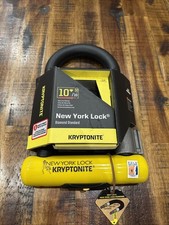 Kryptonite New York Diamond Standard U Lock classificação de segurança 10/10 trava Dbl comprar usado  Enviando para Brazil