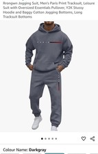 Paris mens jogging for sale  STIRLING