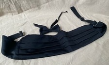Preloved black cummerbund for sale  LOCKERBIE