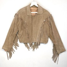 Veste franges cuir d'occasion  Meaux