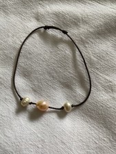 Bracelet perles culture d'occasion  Gelles