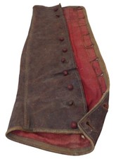 Guêtre cuir marron d'occasion  Isigny-sur-Mer
