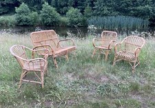 Vintage bamboo setee for sale  ASHBOURNE