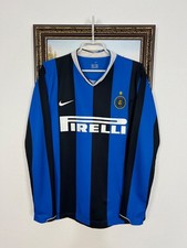 Camisa de futebol Inter Milan Home 2006 futebol Nike Maglia manga longa tamanho M comprar usado  Enviando para Brazil
