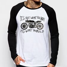Camiseta Cafe Racer é o que você constrói motocicleta clássica OZ9159 comprar usado  Enviando para Brazil