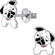 Sterling silver pug for sale  USA
