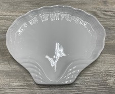 Placas de cerâmica branca Farberware Clam Shell 11x9,5 pol conjunto de 8 comprar usado  Enviando para Brazil
