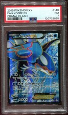 2015 POKEMON XY PRIMAL CLASH #148 FULL ART/KYOGRE EX PSA 7 comprar usado  Enviando para Brazil
