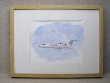 Framed airplane watercolor for sale  Hoffman Estates