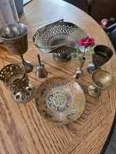 Brass goblets misc for sale  Durham
