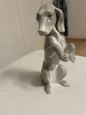 Porzellanfigur hund 1970er gebraucht kaufen  Frankfurt am Main