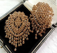 Brincos de gota de strass dourado declaração deslumbrante festa de casamento 💗, usado comprar usado Brincos de gota de strass dourado declaração deslumbrante festa de casamento 💗, usado comprar usado  Enviando para Brazil
