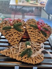 Large wicker hearts for sale  COLCHESTER