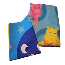 Lençol The Backyardigans Twin Flat Fronha Exclusiva Pablo Tyrone Roupa de Cama, usado comprar usado  Enviando para Brazil