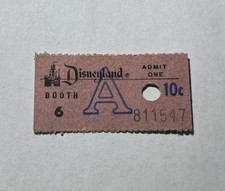 1950 disneyland ticket for sale  San Diego