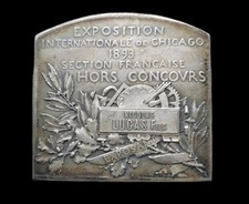 Medaille 1893 exposition d'occasion  Fagnières