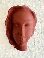 Wandmaske keramik frauenkopf gebraucht kaufen  Bremen
