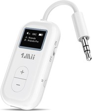 Transmissor Bluetooth 5.3 para TV para 2 fones de ouvido sem fio, suporte aptX Adapt... comprar usado  Enviando para Brazil