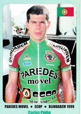 CYCLISME carte cycliste CARLOS PINHO  équipe PAREDES MOVEL 1999 comprar usado  Enviando para Brazil