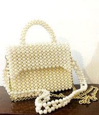 Bolsa feminina com miçangas feita à mão | Bolsa moderna com miçangas de acrílico comprar usado  Enviando para Brazil