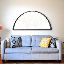 Espejo De Ventilador Art Deco Con Marco De Acrílico - Brillo comprar usado  Enviando para Brazil
