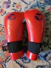 Luvas de boxe acolchoadas Martial Arts America luvas MMA karatê sparring feitas nos EUA em excelente estado usado comprar usado  Enviando para Brazil