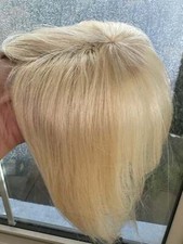Toppers de cabelo humano estilo até remy para mulheres loiras claras comprar usado  Enviando para Brazil