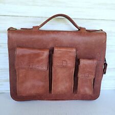 Pasta de Bolsos Organizador Executivo Vintage Couro Portfolio R Claudius EUA comprar usado  Enviando para Brazil
