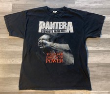 Camiseta Vintage Anos 90 Pantera Cowboys from Hell Vulgar Display of Power Tamanho G comprar usado Camiseta Vintage Anos 90 Pantera Cowboys from Hell Vulgar Display of Power Tamanho G comprar usado  Enviando para Brazil