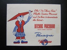 Cartão de segurança PANAGRA El Interamericano, usado comprar usado Cartão de segurança PANAGRA El Interamericano, usado comprar usado  Enviando para Brazil