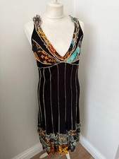 Womens black patterned for sale  POOLE
