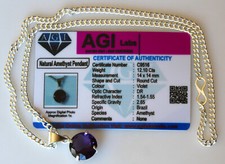 Améthyste violette certificat d'occasion  Villars-les-Dombes