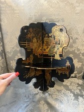 Japanned chinoiserie wooden for sale  CHIPPENHAM