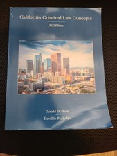 California criminal law for sale  Escalon