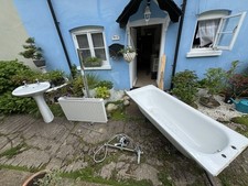 White bathroom suite for sale  MONMOUTH