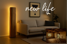 Lampada legno led usato  Villa Estense